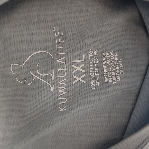 Kuwalla Tee, XXL, Light Blue - Picture 2 of 2